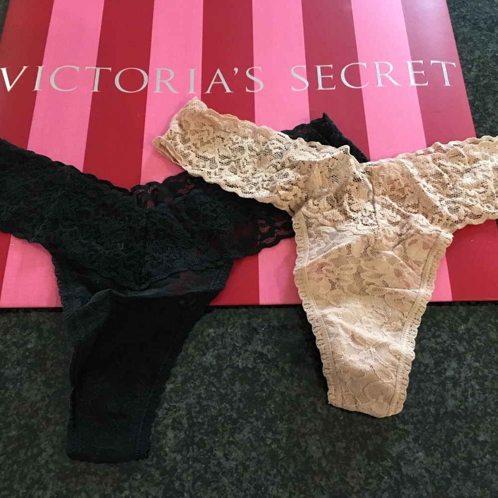 2 Victoria’s Secret The LACIE Thong Panties - S